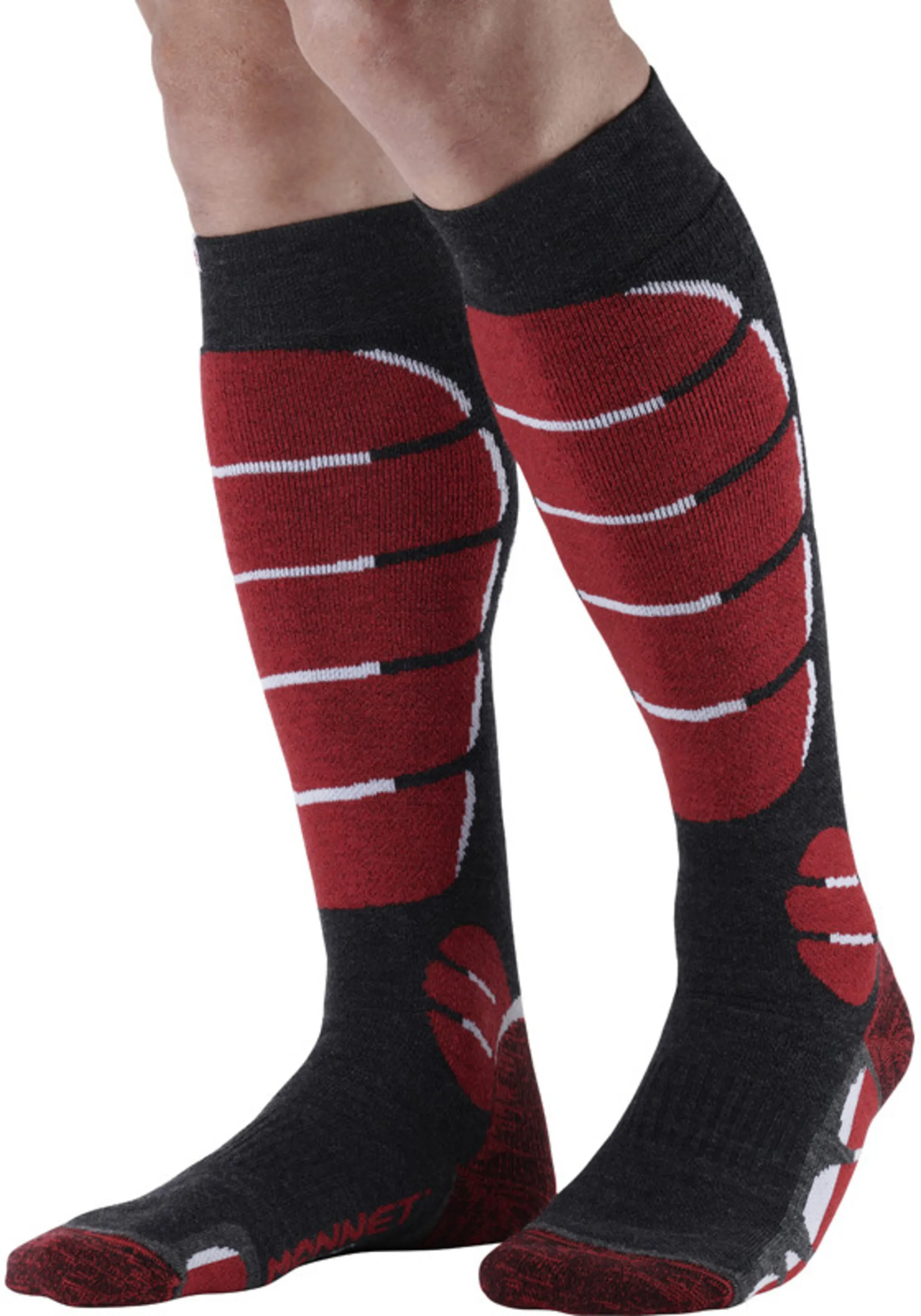Monnet Ski Medium Skisokken (Maat - 41-42, Kleur - RED)