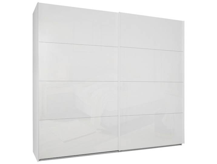 Schwebetürenschrank Lago in Weiß ca. 251x222x60cm