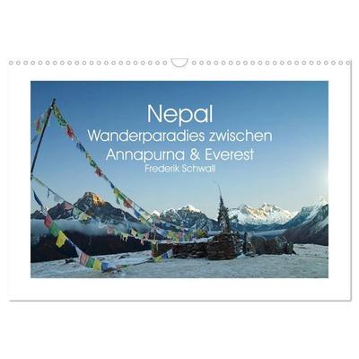 Nepal - Wanderparadies zwischen Annapurna & Everest (Wandkalender 2027 DIN A3 quer), CALVENDO Monatskalender