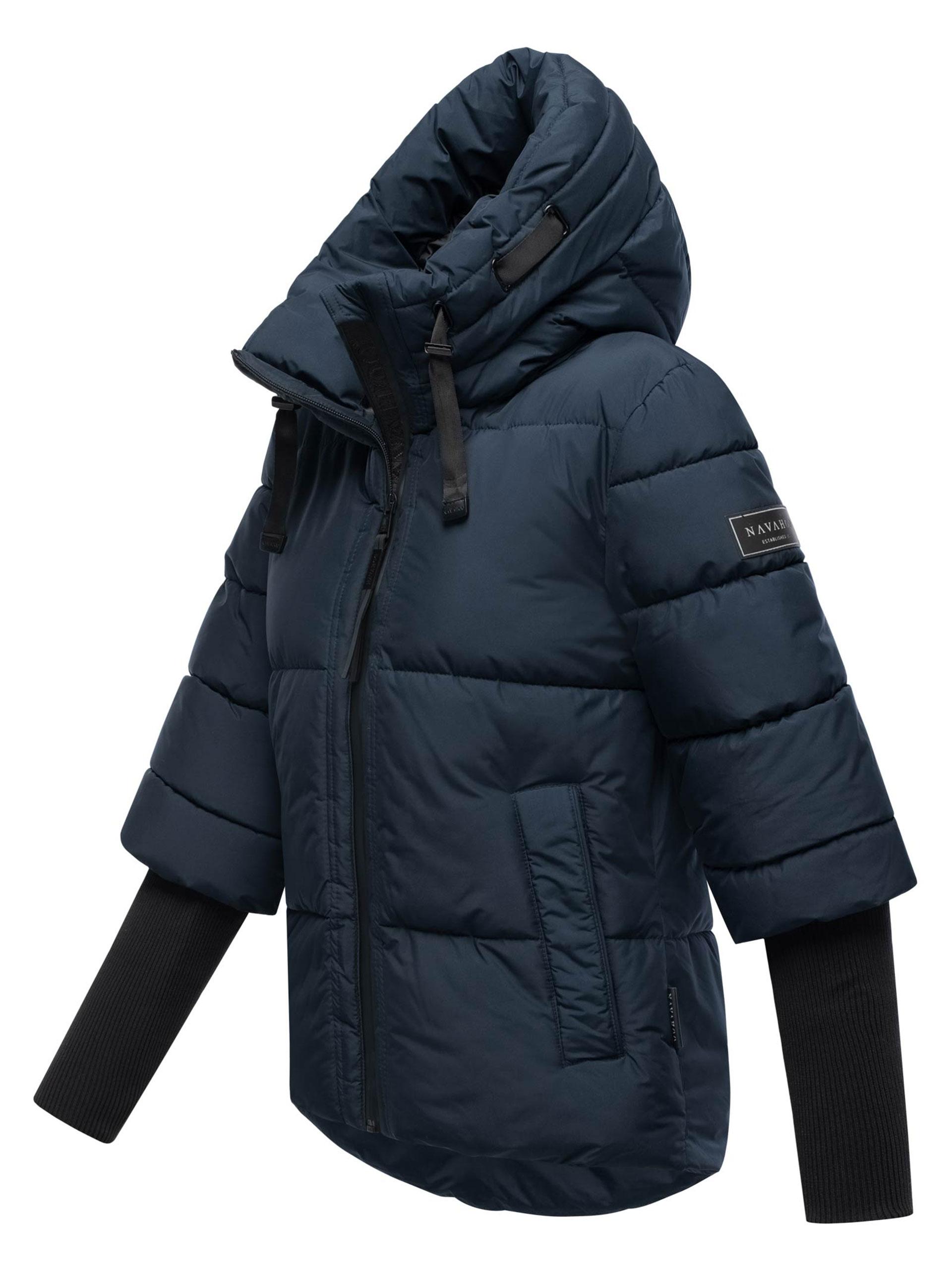 Navahoo Damen Winter Steppjacke Lotusherz XIV – warm, funktional & urban
