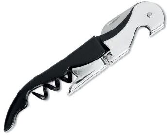 LUCY Apribottiglie Sommelier carbon steel, nero, 12cm, 59g Personalizzate o neutre