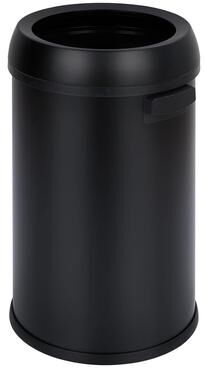 Garvee 17 Gallon Stainless Steel Open Top Trash Can, Heavy Duty Round