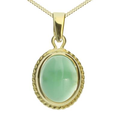 Kette mit Anhänger OSTSEE-SCHMUCK "Ostsee-Schmuck Kette mit Anhänger Jolin Kette mit Anhänger Jolin" Gr. 45, gold, Halsketten, Damen, 45cm, Gelbgold 333, L: 42