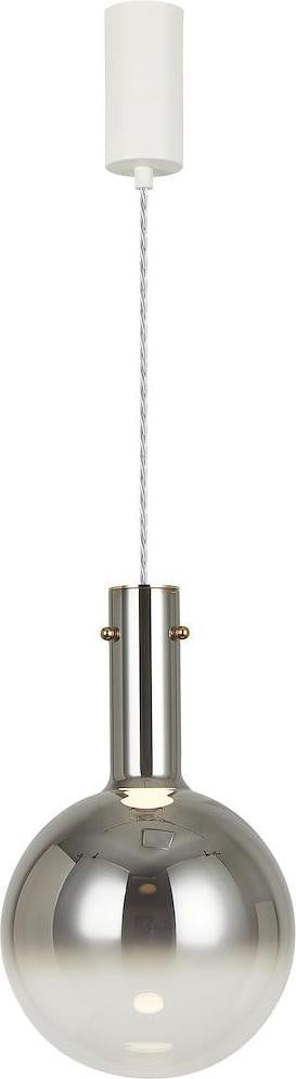 Milagro Toronto Moderne Glazen Hanglamp Chroom en Zilver met GU10 fitting
