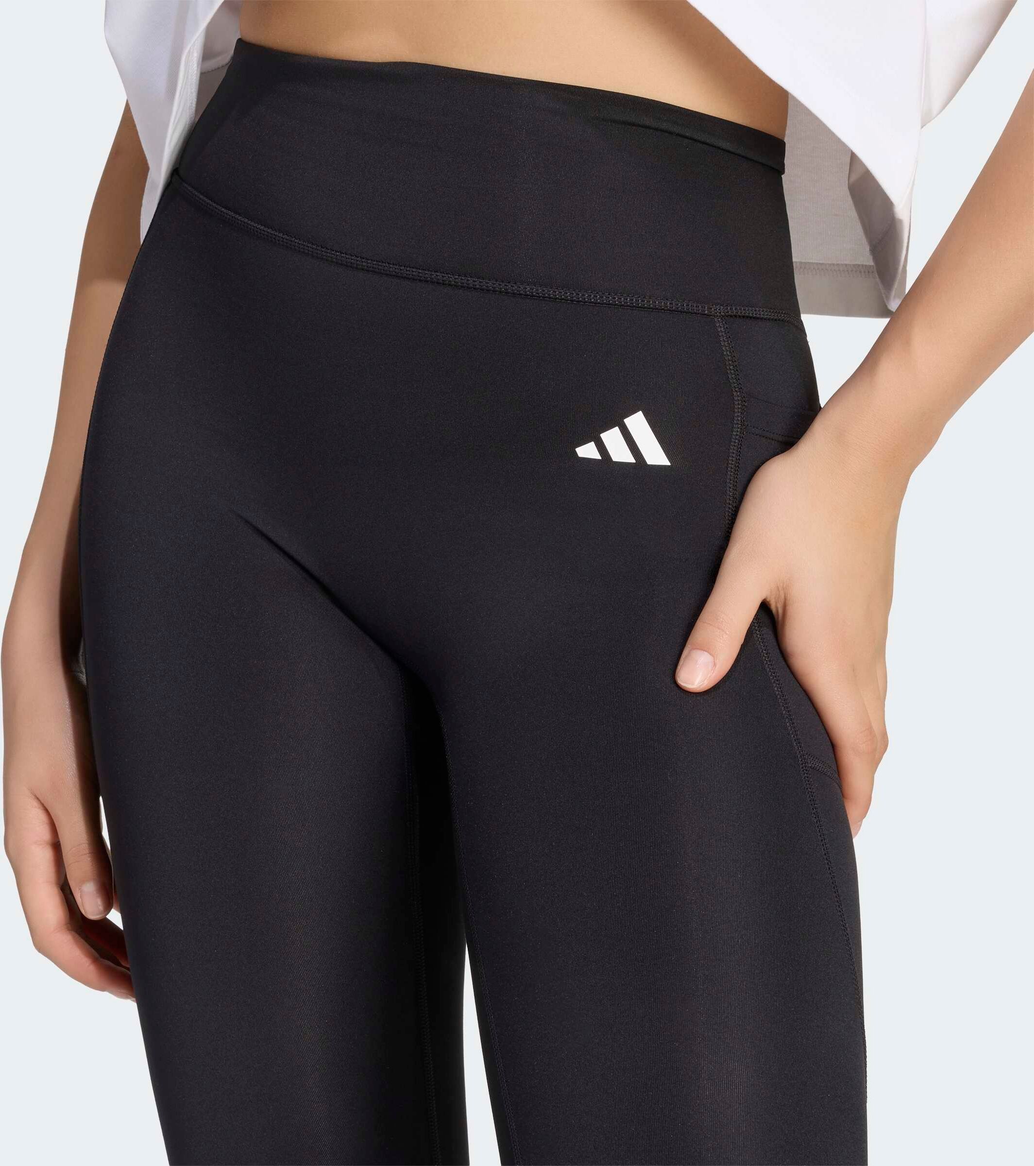 Adidas Performance "OPTIME ESSENTIALS CAPRI-LEGGINGS" für Fitness und Yoga, mit climacool, 3/4-Länge schwarz, normal, gr. XL, N-Gr