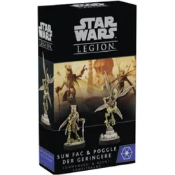 Atomic Mass Games FFGD4710 - Star Wars: Legion - Sun Fac & Poggle der Geringere, Figurenspiel, für 2 Spieler (Deutsch, 2 Spieler)