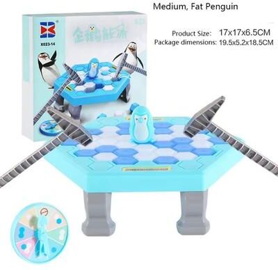 Inspire Curations Save The Penguin Ice Break Table Game Family Puzzle Challenge With Spinner medium