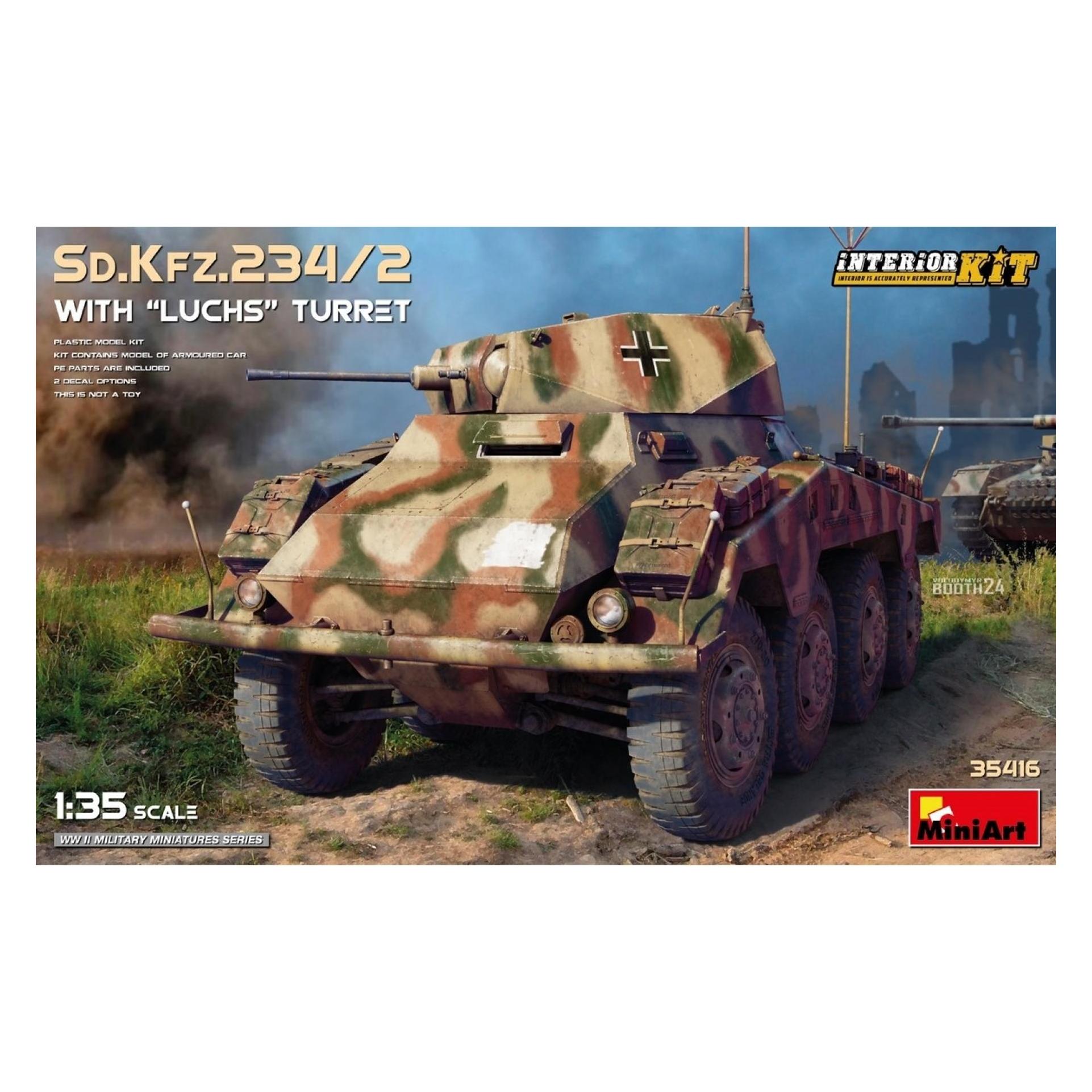Other 1:35 Sd.Kfz.234/2 m. Luchs Turm m. Inter (550035416)