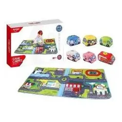 Adar, Spielteppich + Spielmatte, Matte mit Strasse + Autos