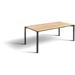 Sormani Esstisch mit Auszug Verona 200/280 x 100 cm Holz Wildeiche geölt 200