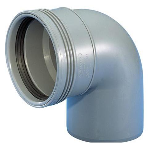 Wavin PP Biegung 88,5 Grad Ø 110mm grau (NOR-1450343)
