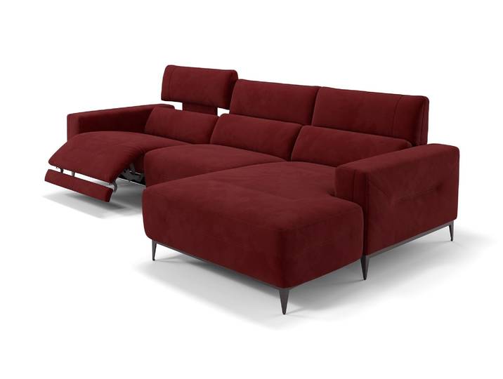 Designer Eckcouch TERAMO Stoffsofa