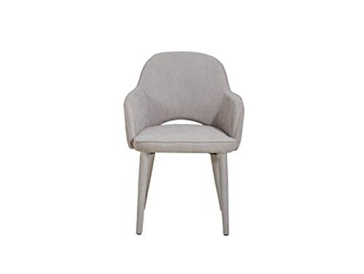 Homemania Stuhl, Metall, Stoff, Beige, 66 x 58 x 83 cm