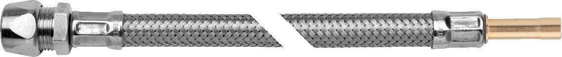 ASW Universal flexible d'eau potable 581230 300 mm, raccord à compression 3/8 "x8 mm, douille de tuyau 8 mm