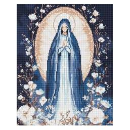 Ideyka Diamantmosaik - Unbefleckte Jungfrau 40x50cm (68459441)