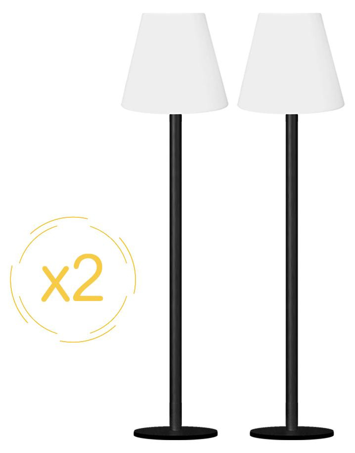EZIlight Solar lamp XL LED - Set van 2 zonnepanelenlampen voor tuin en terras