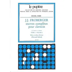 Oeuvres complètes tome 2 vol.2 pour clavecin, Fachbücher von Johann Jacob Froberger