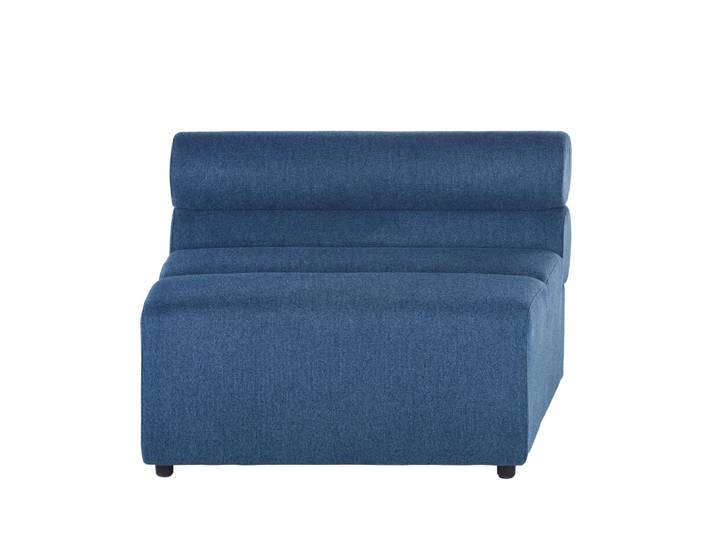 Modulelement für modulares Sofa für gewerbliche Nutzung mit recyceltem, blauem Stoffbezug