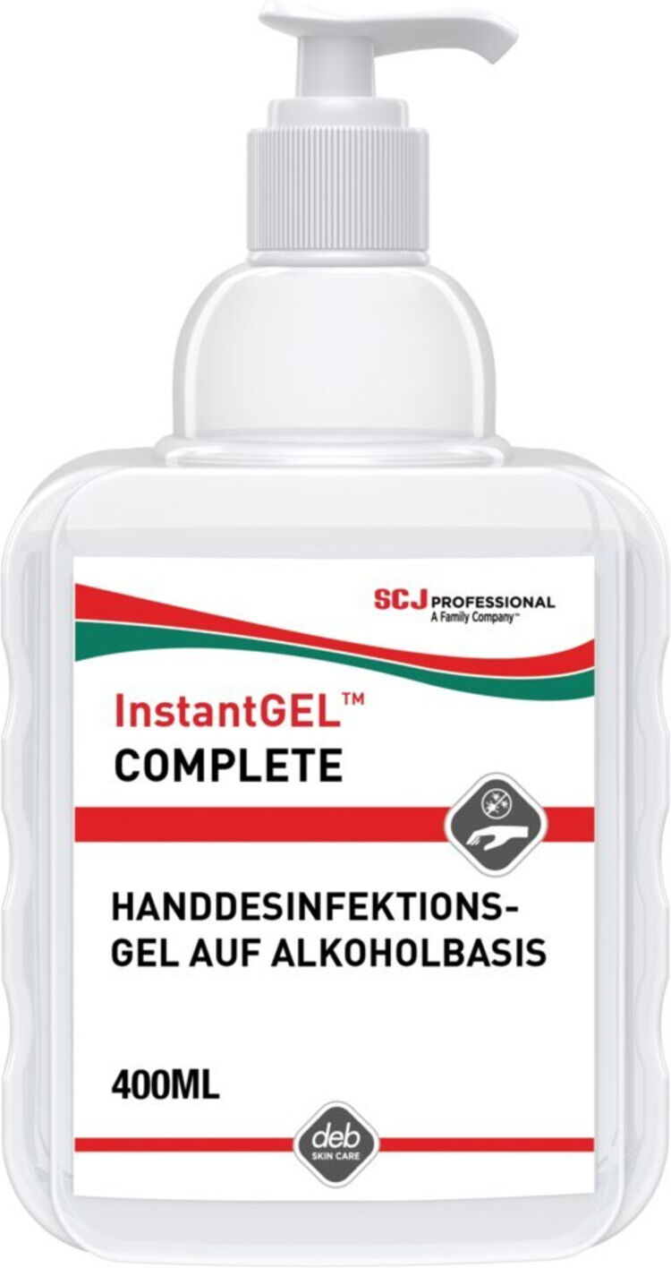 Stoko InstantGEL Complete Gel-Handdesinfektion 400 ml Pumpflasche Alkoholbasis ; SC Johnson Professional (ISG400MLDE)