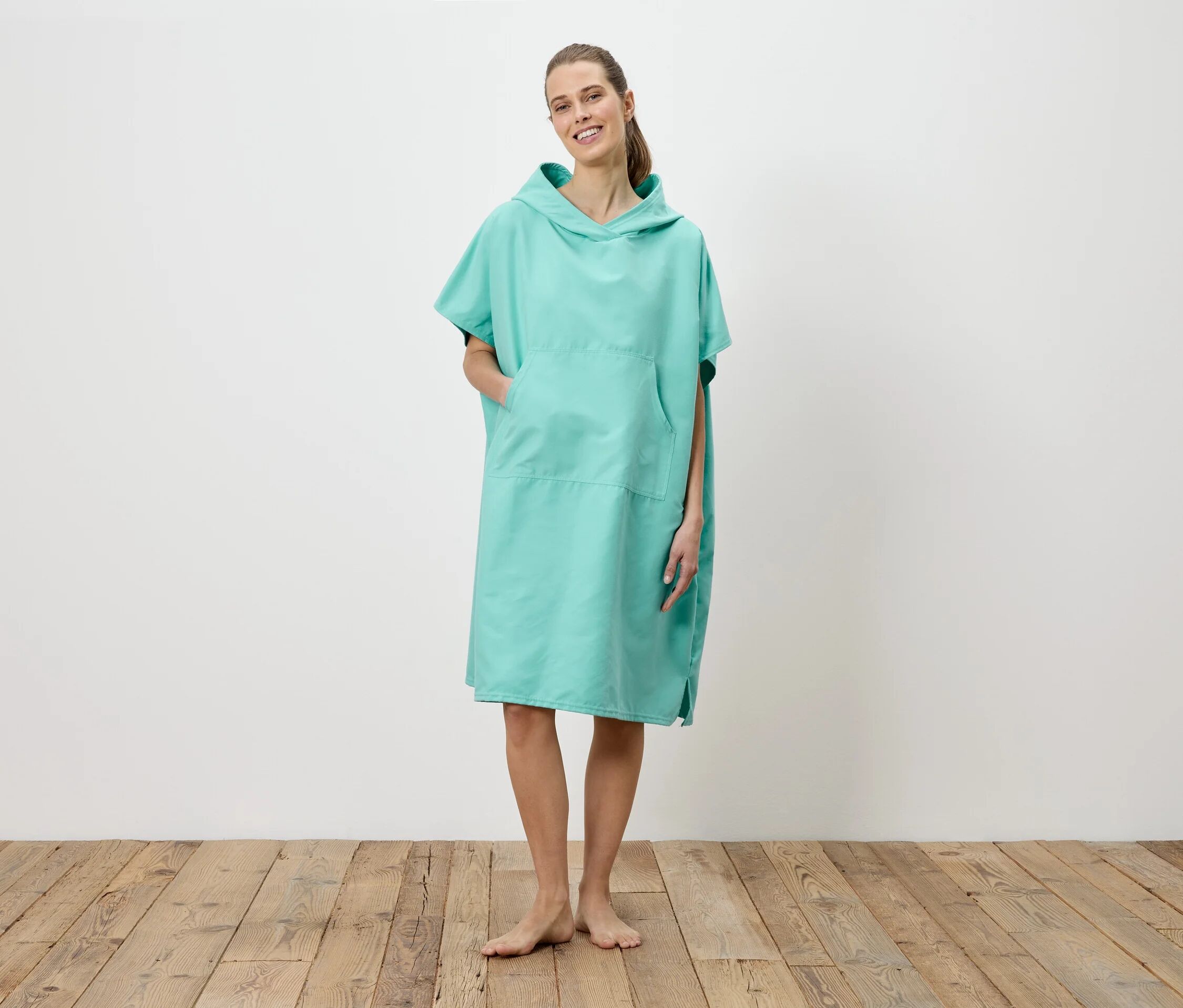 Tchibo - Umzieh-Poncho - türkis