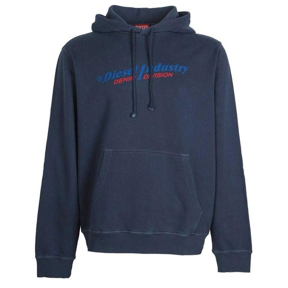 Diesel - "Industry Denim Division" Kapuzenpullover für Herren (Marine)