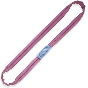 Braun-GmbH Rundschlinge 10041RS, Umfang 4 m, 2m Länge, violett, Traglast 1 Tonne