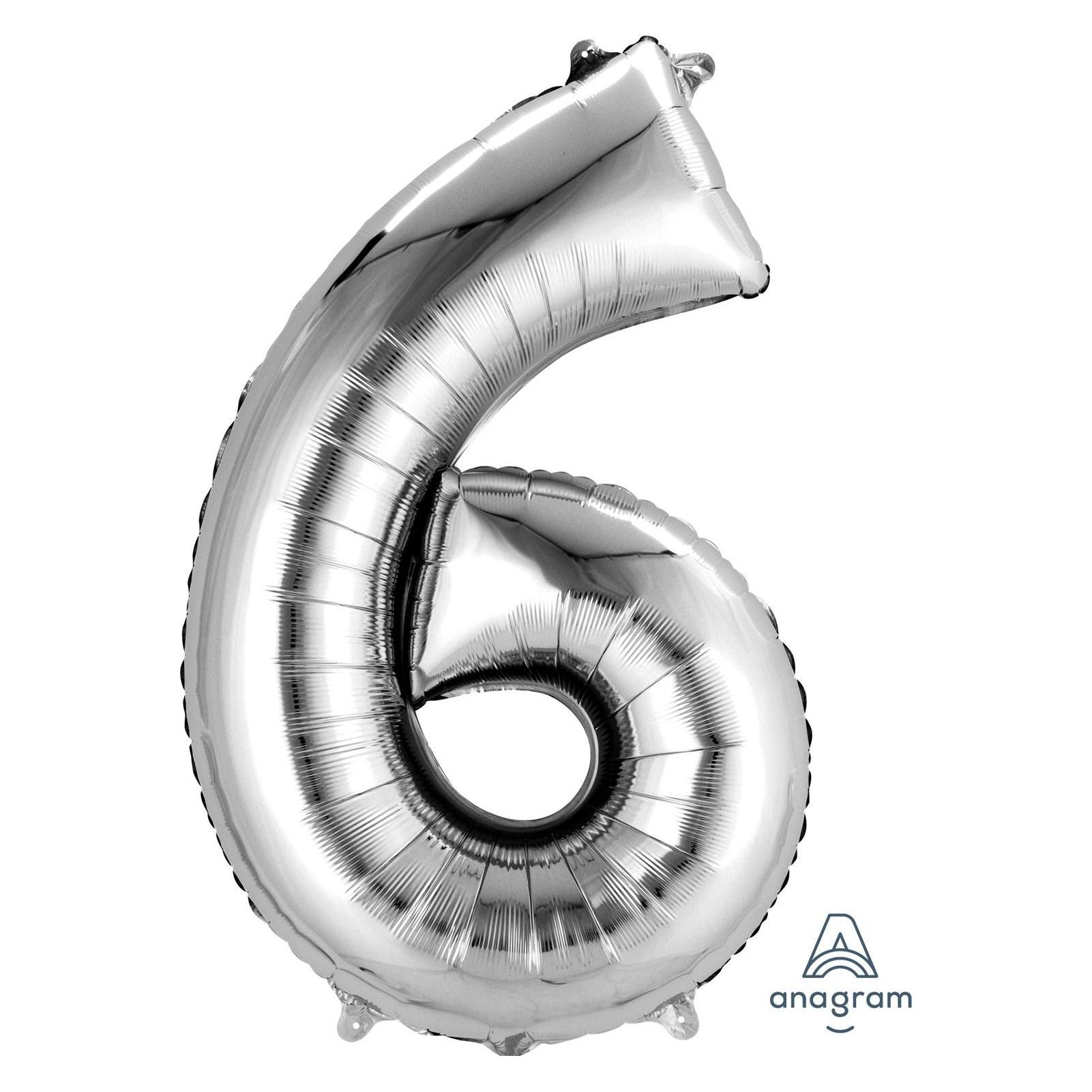 Amscan Zahl 6 (1x) (9906291)