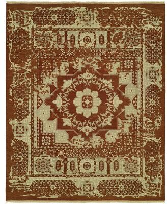 KALATY Modern Multi-Colored Flatweave Wool Area Rug