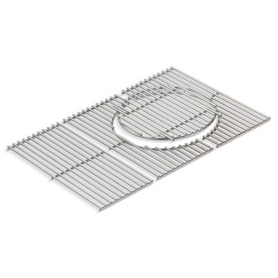Grillrost ENDERS "Switch Grid Uniq 3", silber, B:45cm H:1cm L:63cm, Edelstahl, Grillroste