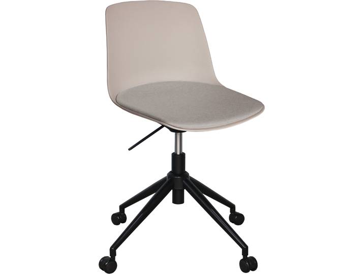 Bürostuhl Livio greige Polypropylen H 82.5 cm - Bürostuhl