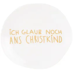 räder Weihnachtsteller Ich glaube noch ans Christkind