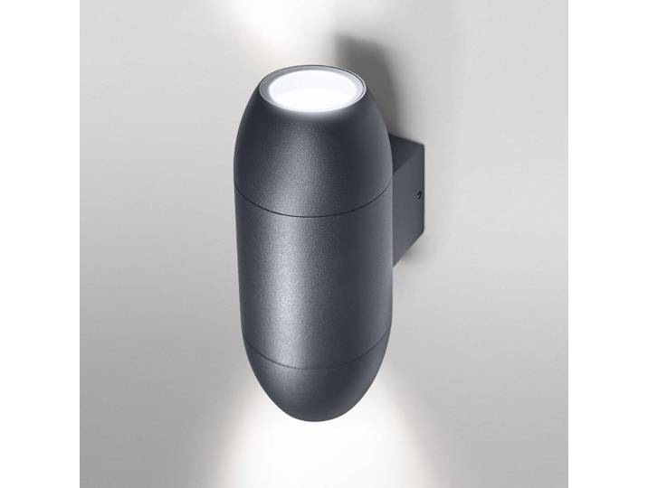 OSRAM Aussenwandleuchte ENDURA CLASSIC CANNON, dimmbar, alu / grau / zink, Aluminium, Modern, Wandleuchte außen