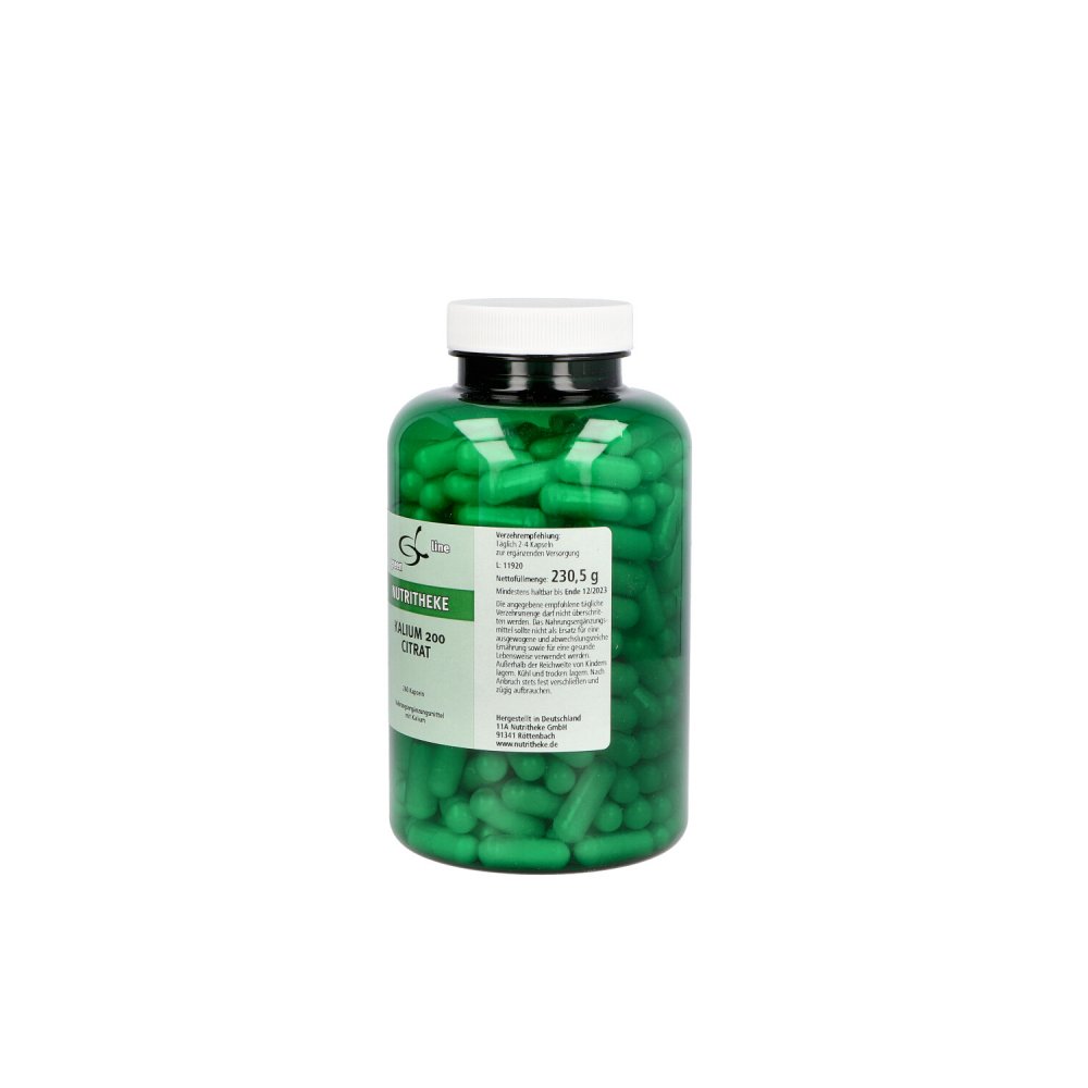 11 A Nutritheke GmbH Kalium 200 Citrat Kapseln 07775520