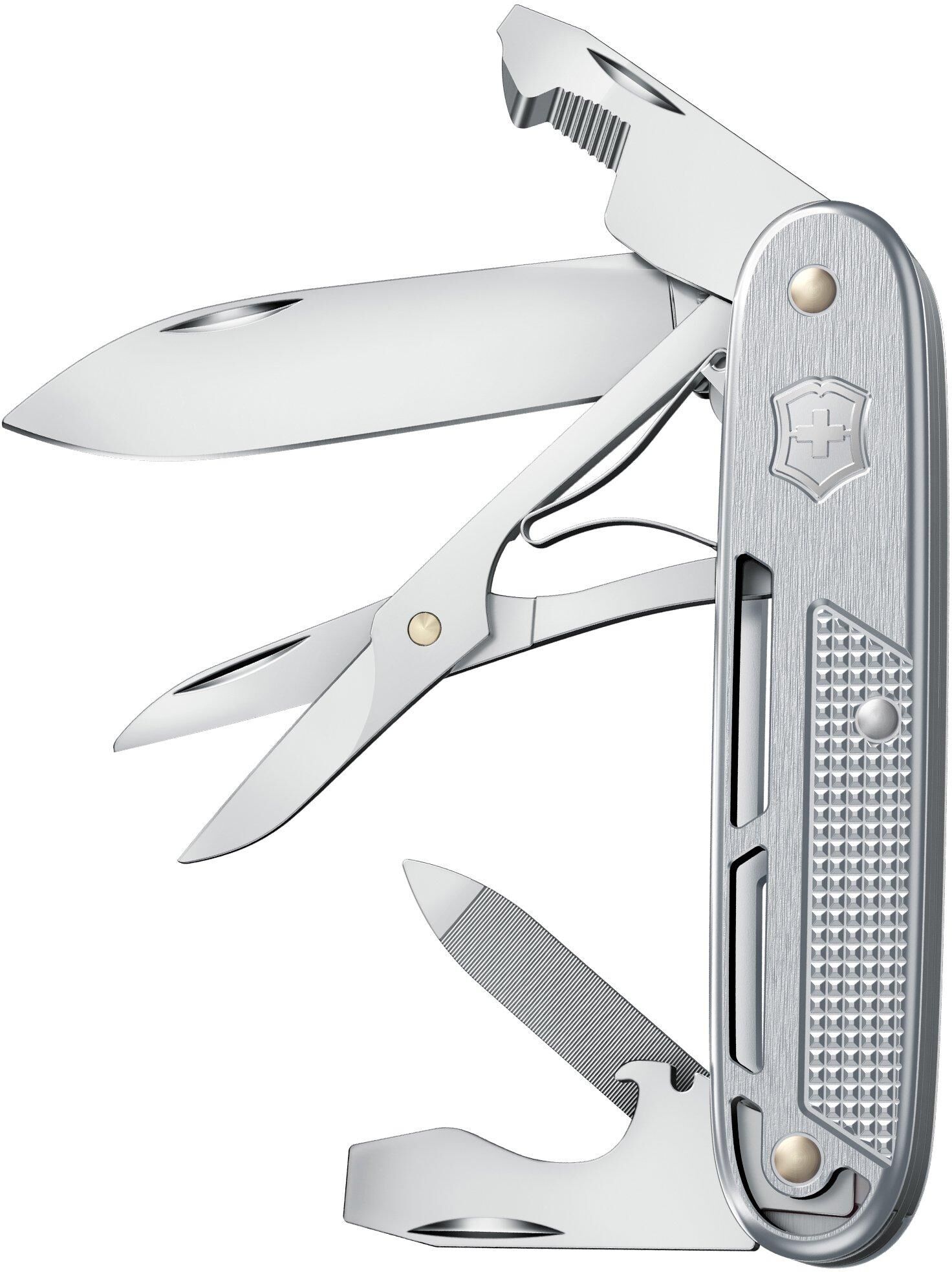 Victorinox Synergy X Alox Refined Collection 0.8226.26 Silver, coltellino svizzero