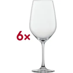 Zwiesel Glas 6x Wasser-/Rotweinglas »Viña« 530 ml transparent, 22.7 cm