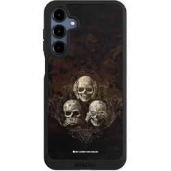 Nivocase Handyhülle für Samsung Galaxy A16 5G Hülle NIVOpure Case Schwarz Art Gothic Totenköpfe (Samsung Galaxy A16 5G), Smartphone Hülle, Schwarz