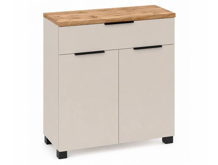 Tchibo - Highboard »Saga« - 80x35x97,4cm - schwarz -