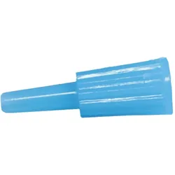 Adapter blau Rekord positiv/Luer negativ (100 Stck.)