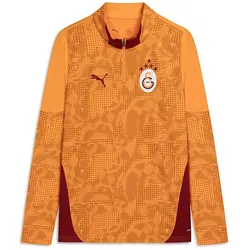 PUMA Galatasaray Istanbul 1/4-Zip Trainings-Top 2025/26 Herren 06 - intense orange S