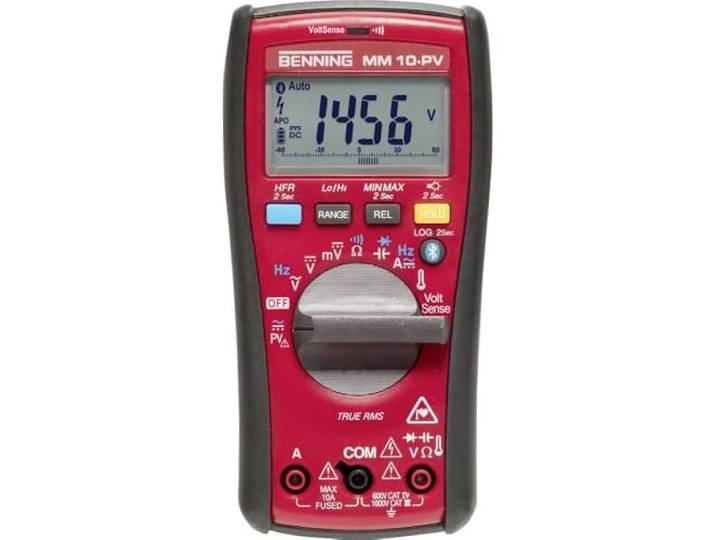 BENNING MM 10-PV Multimètre manuel enregistreur de données numérique CAT IV 600 V Affichage (chiffres) : 6000