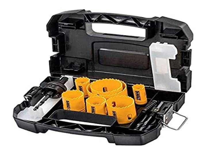 DEWALT DT90351-QZ - Juego de 11 piezas Coronas Bi-metal para electricista