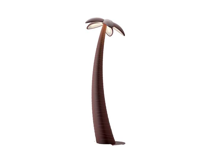 QEEBOO lampadaire d'intérieur MALIBU (XL) (Indian red - polyéthylène et acier verni)