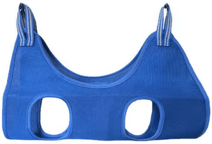Inspire Curations Pet Grooming Hammock Restraint Bag For Cats & Dogs Nail Trimming & Cleaning Helper blue s