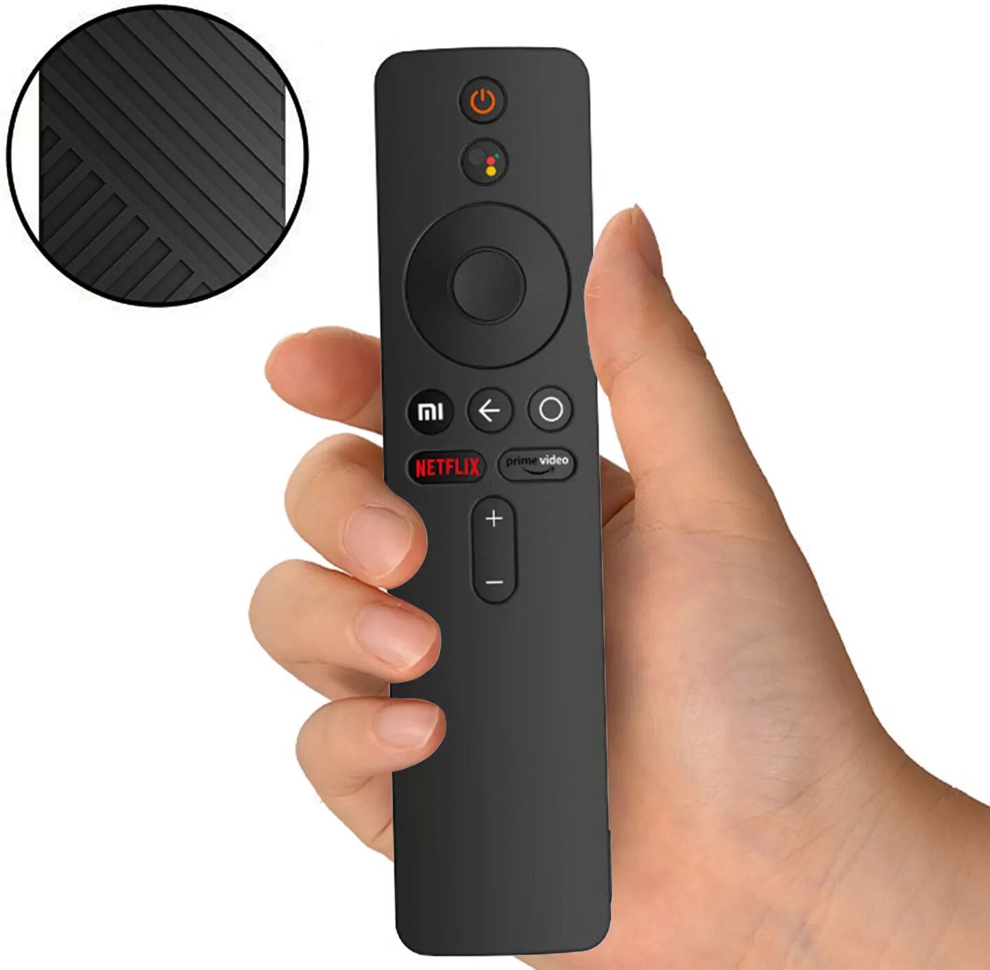 INF Fernbedienungsabdeckung für Xiaomi 4K TV Mi Box S Schwarz