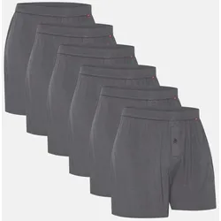 LOOSE BOXERSHORTS - 6-Pack - Grau - 2XL