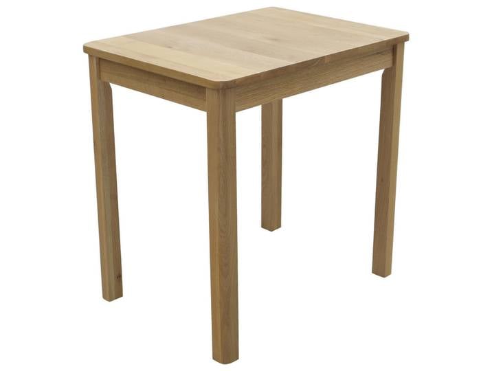 Linea Natura Esstisch, Eiche, Holz, Eiche, vollmassiv, rechteckig, eckig, 55x75x75 cm, Esszimmer, Tische, Esstische