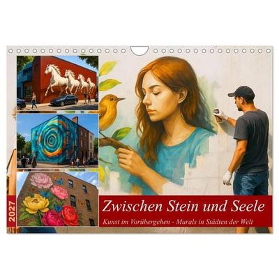 Zwischen Stein und Seele (Wandkalender 2027 DIN A4 quer), CALVENDO Monatskalender
