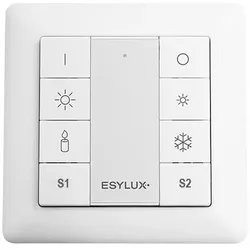 Esylux EO10431388 8-fach Taster Tunable White PUSH BUTTON x8 TW