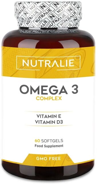 Nutralie Omega 3 Complex 2000 mg EPA DHA + E + D 60 Softgels