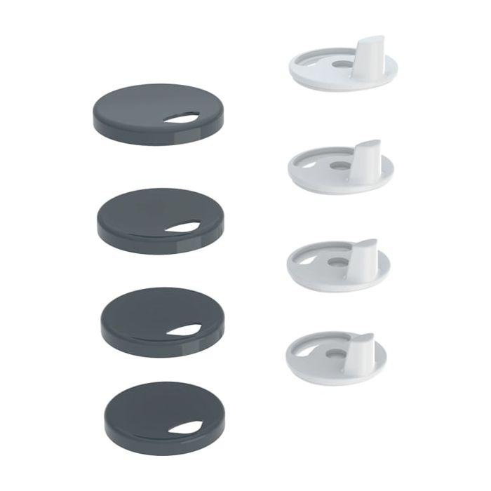 Geberit Set Puffer für WC-Sitzring fixiert 244108001 für Geberit AquaClean Mera Classic